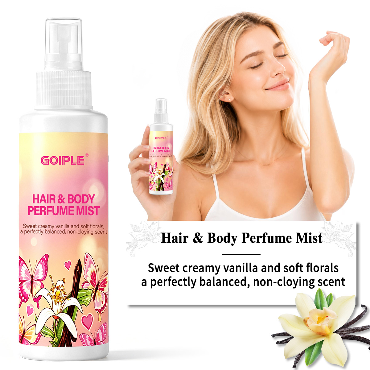 Perfume Fragrance Hair Spray - Perfumowana mgiełka do włosów i ciała,