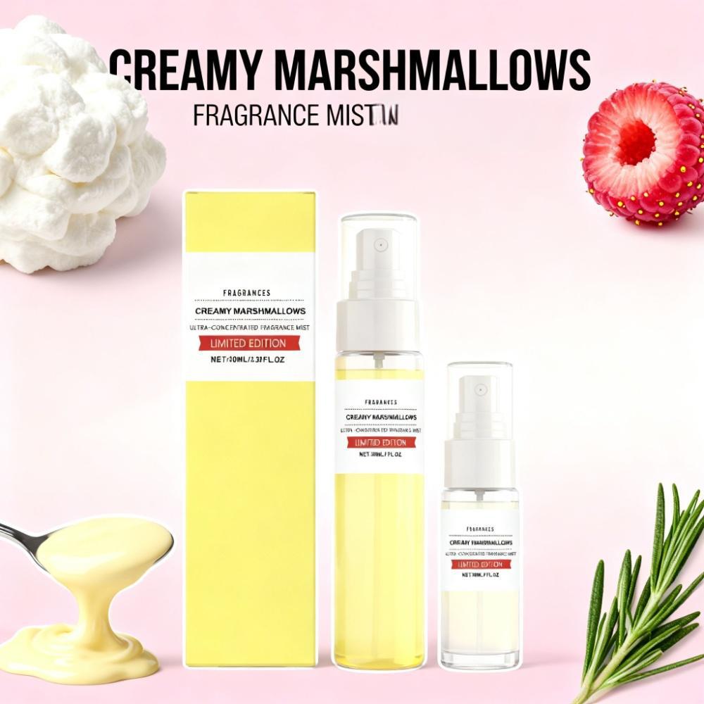 Perfume Fragrance Mist - Kremowy perfumowany spray Marshmallow, słodki, ciepły
