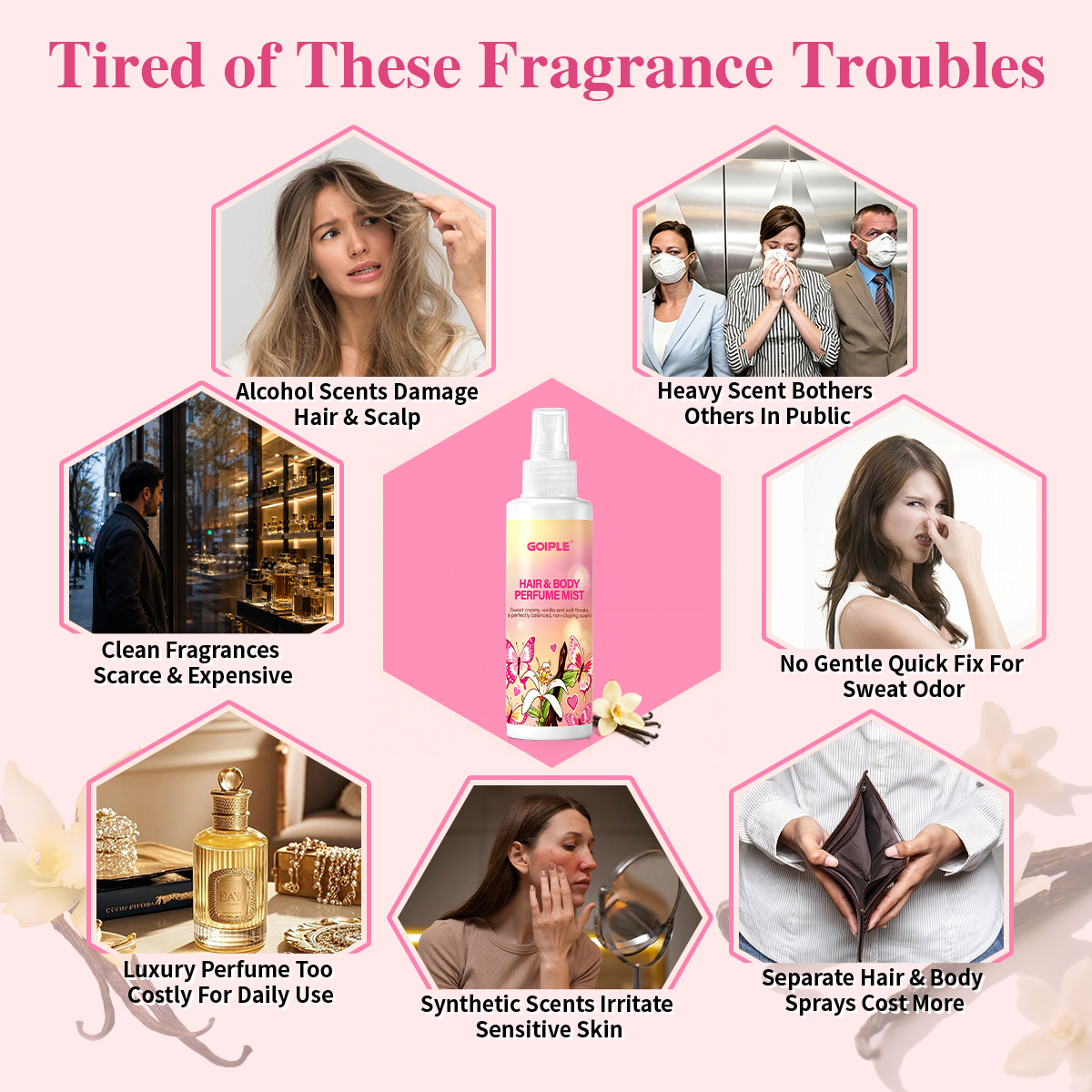 Perfumowana mgiełka do włosów  – Perfume Fragrance Hair Spray recenzja i cena