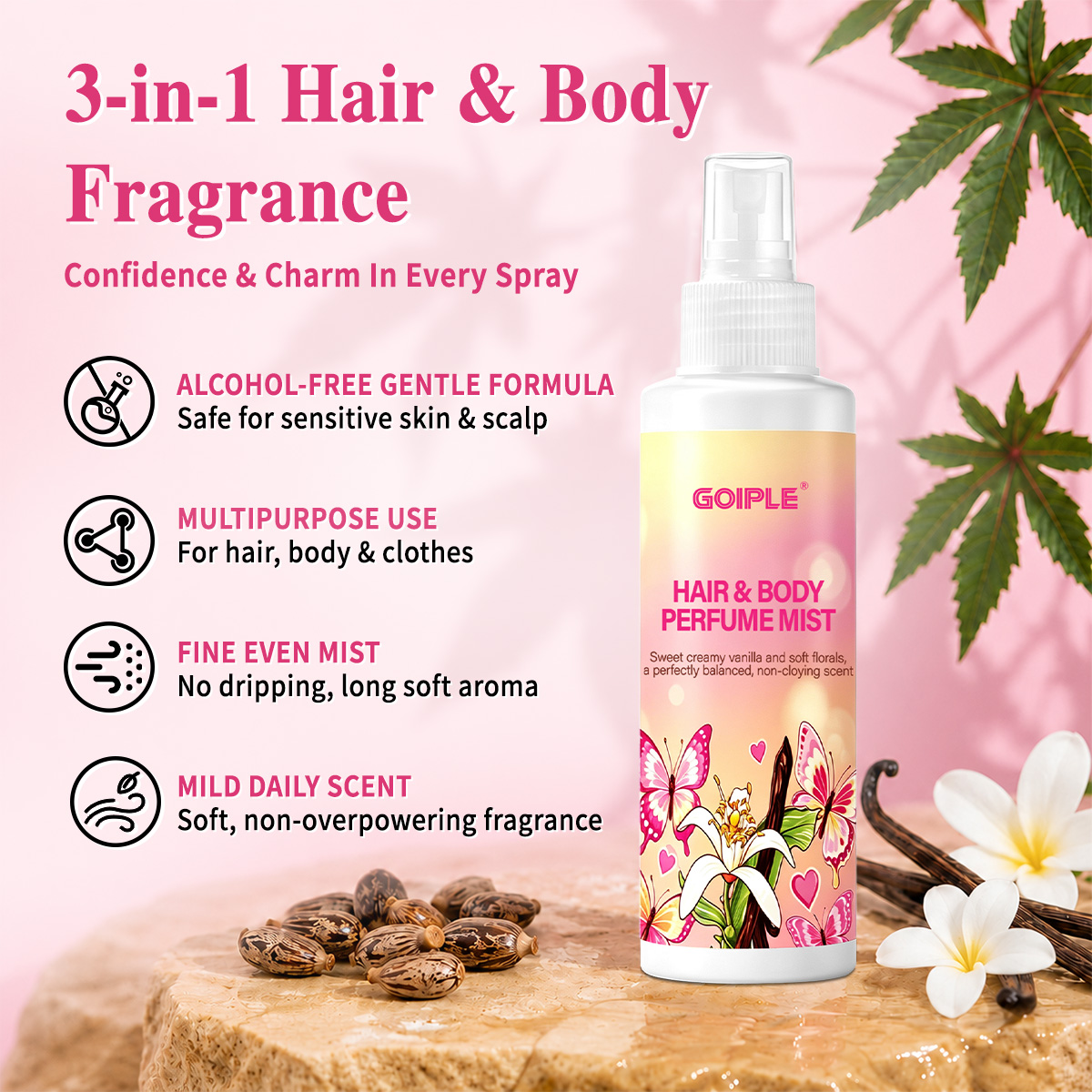 Perfumowana mgiełka do włosów  – Perfume Fragrance Hair Spray recenzja i cena