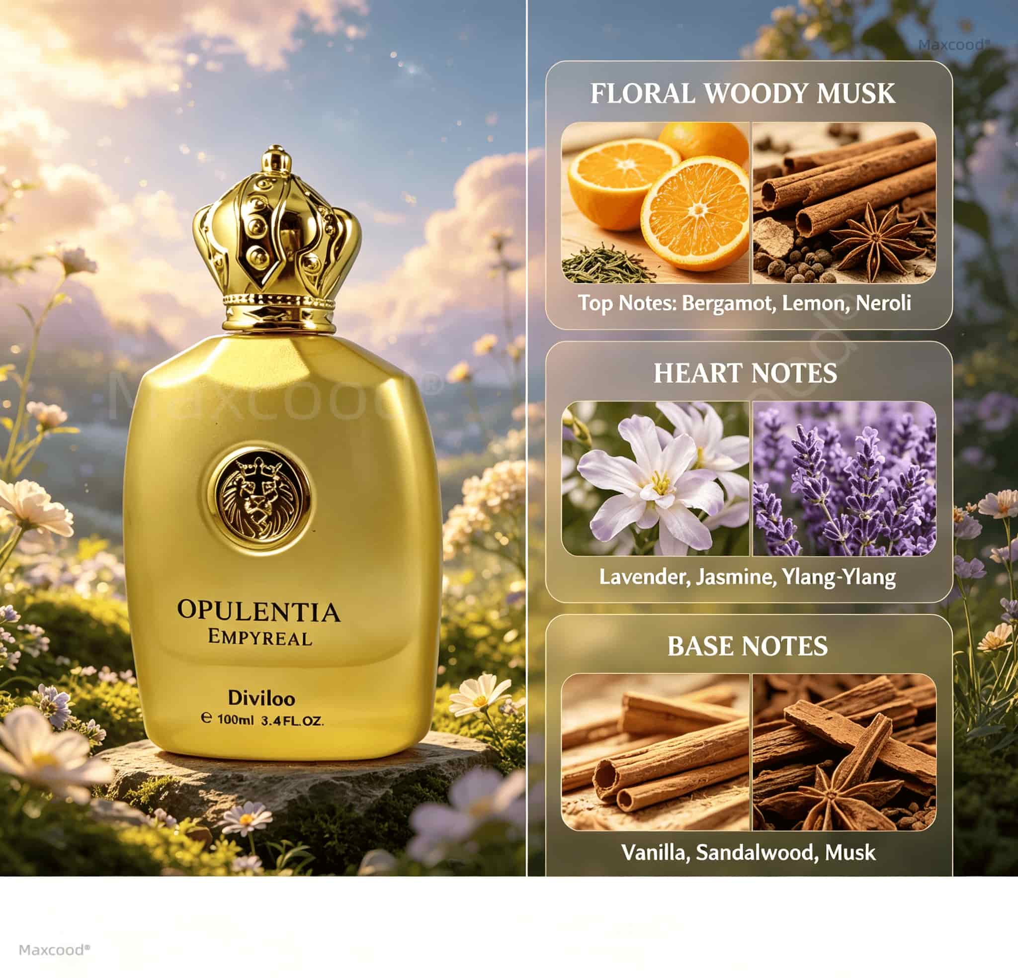 Notatki kwiatowe, drzewne i mu – Perfume Floral Fragrance recenzja i cena