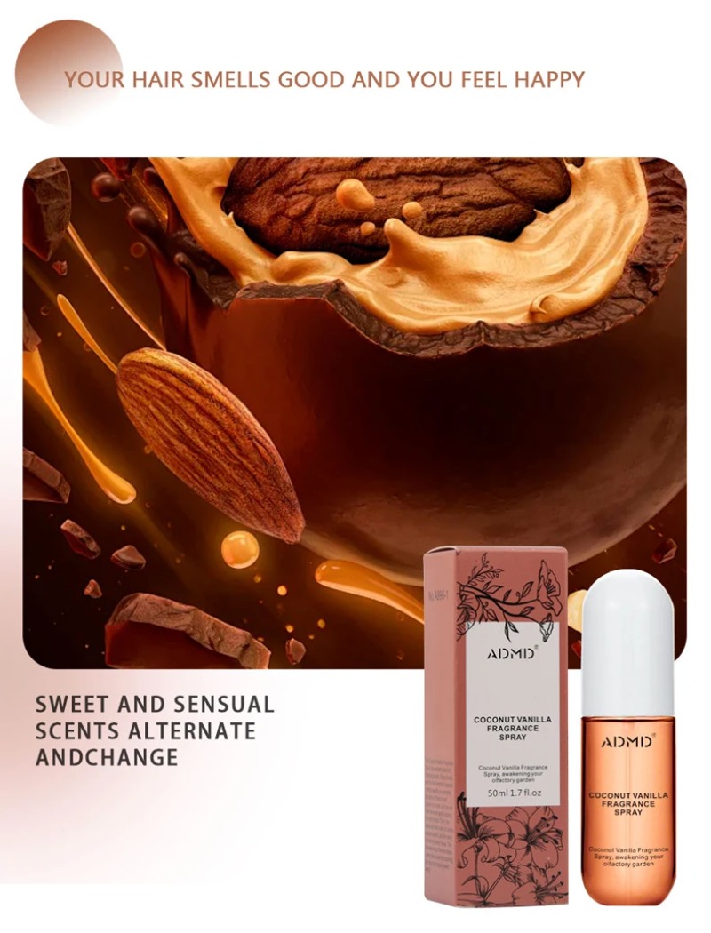 1 SZT. 2 SZT. Perfumy Kokosowe – Perfume Fragrance Hair Spray recenzja i cena