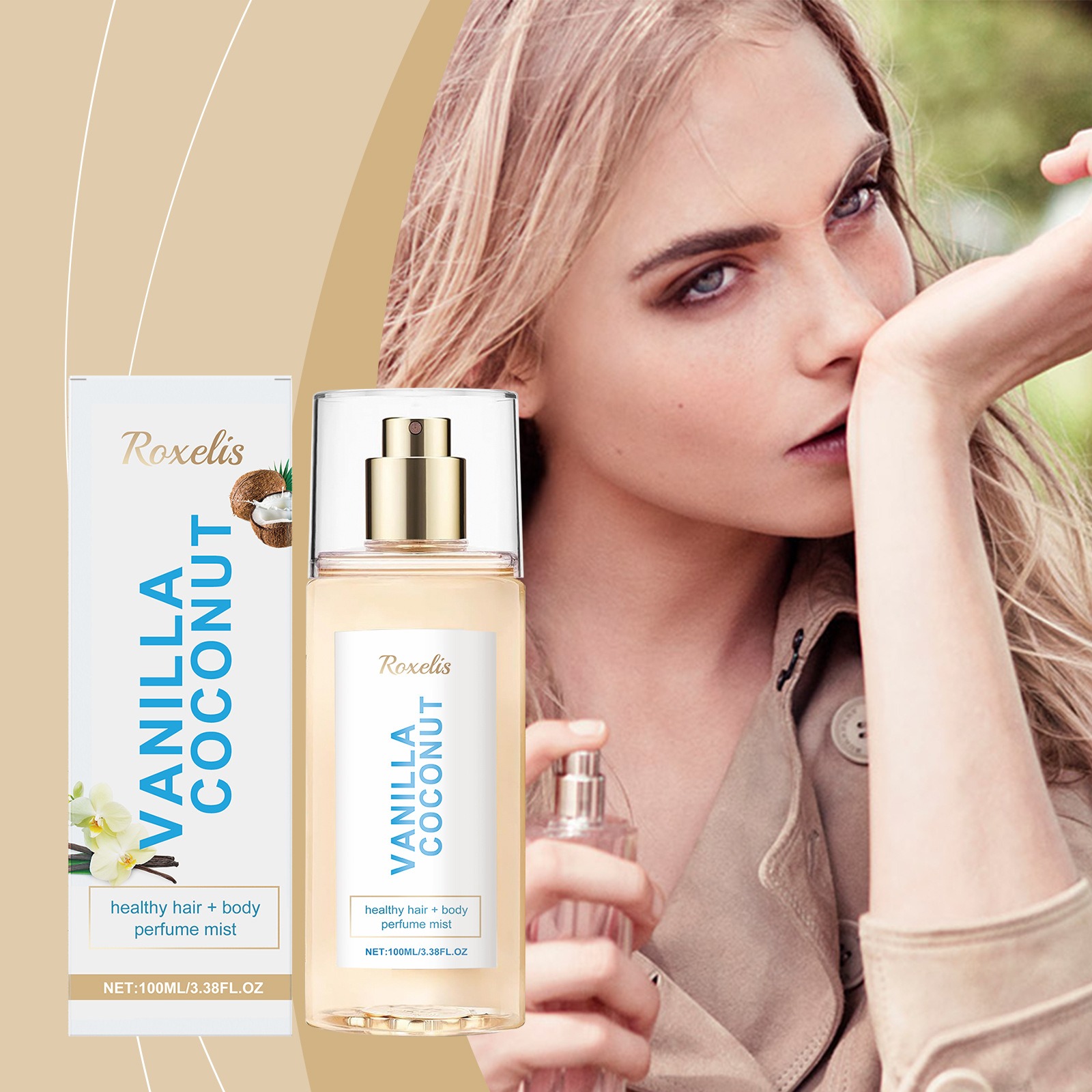 ROXELIS Perfumowany Spray do W – Perfume Fragrance Hair Spray recenzja i cena